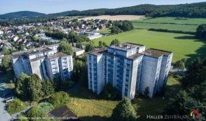 Das Haus Sandkamp 25 in Halle/Westfalen - einst Vorzeigeobjekt für modernes Wohnen - als Ruine im Jahr 2017.