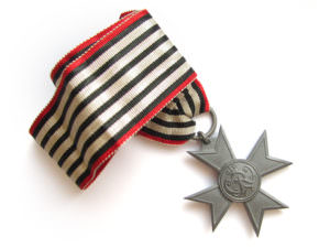 Ehrenkreuz für Kriegshilfsdienst im Ersten Weltkrieg (verliehen ab 1916) aus Hörste bei Halle Westfalen