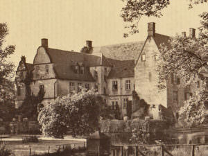 Wasserschloss Tatenhausen bei Halle Westfalen um 1910. Stadtarchiv Halle (Westf.)