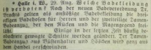 Haller Kreisblatt, 29. August 1932 (Auszug).